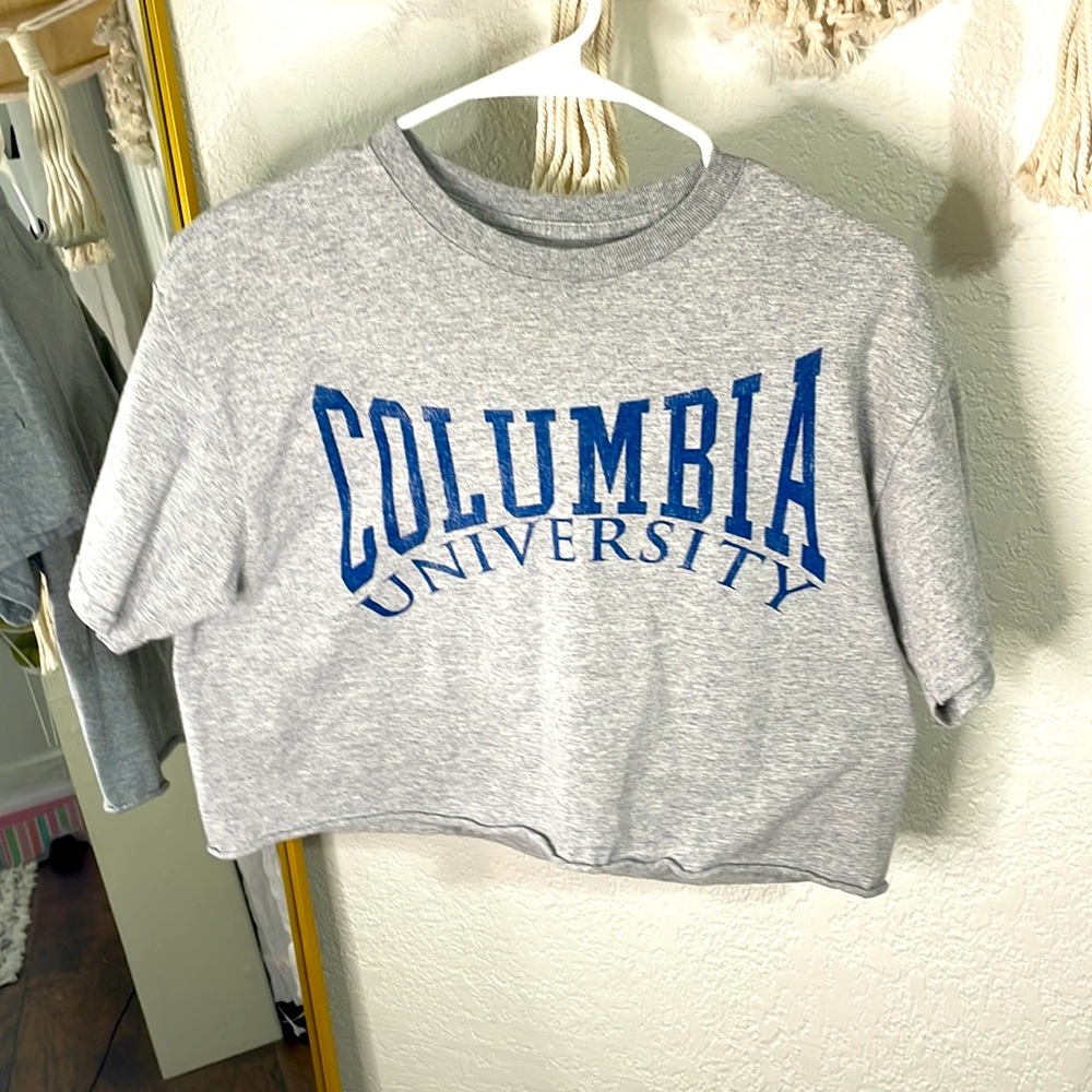 oversized crop tee